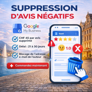 SUPPRESSION D’AVIS NÉGATIFS