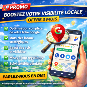 Boostez votre visibilité locale avec notre service Google My Business