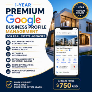 Premium Google Business Profile Service – 1 Year Plan
