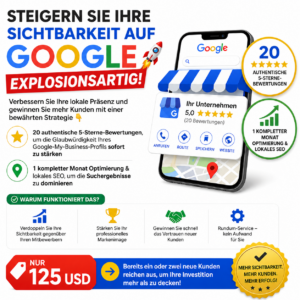 Steigern Sie Ihre Sichtbarkeit auf Google explosionsartig!