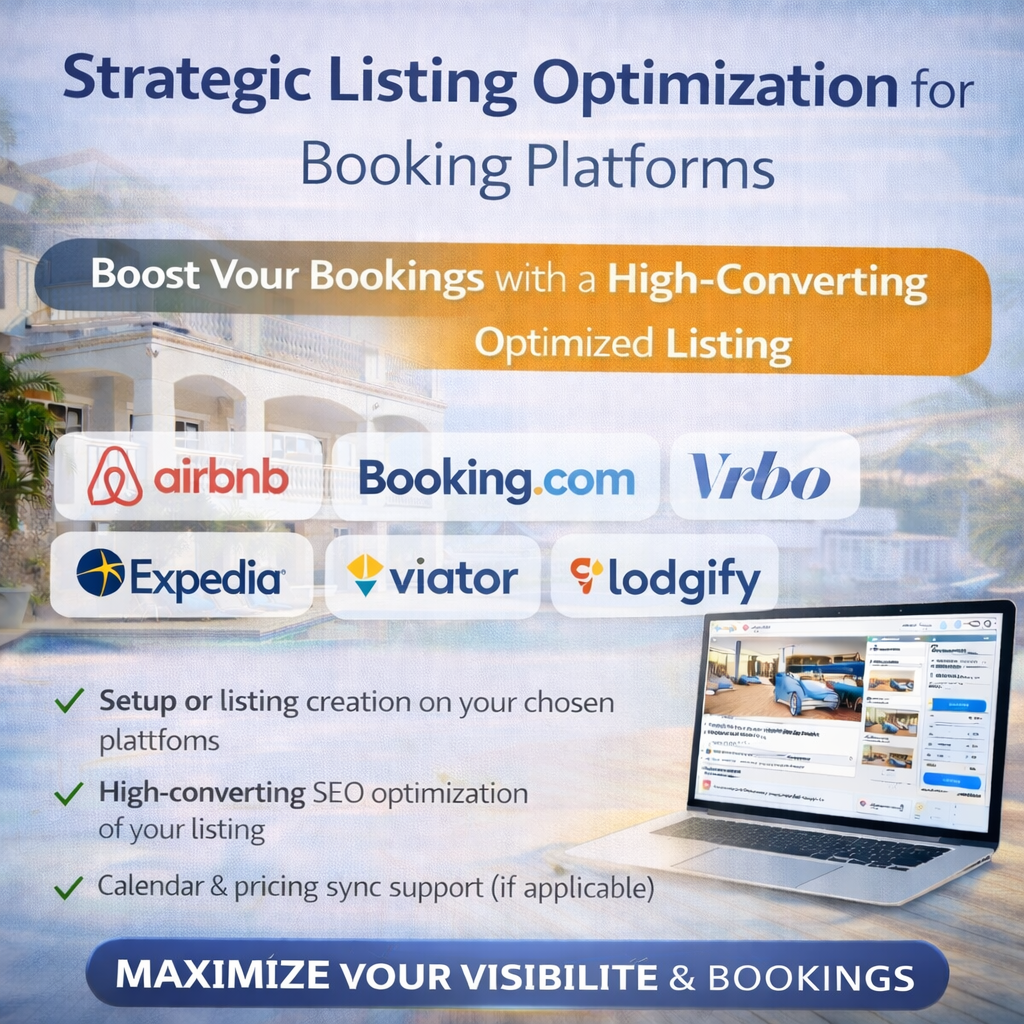 Strategic Listing Optimization for Booking Platforms