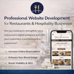 Professional Restaurant Website with Online Booking