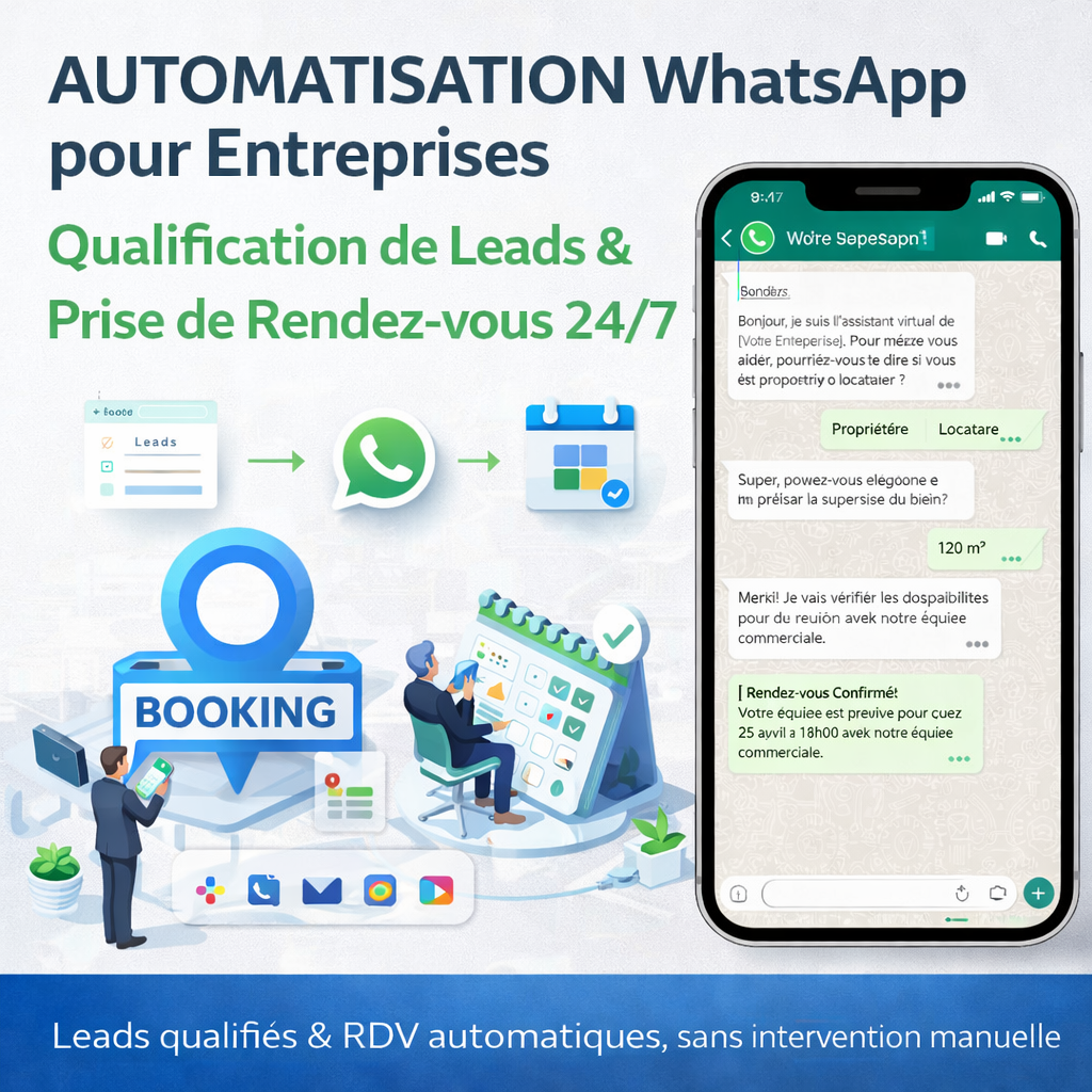 Prise de Rendez-vous Automatique sur WhatsApp