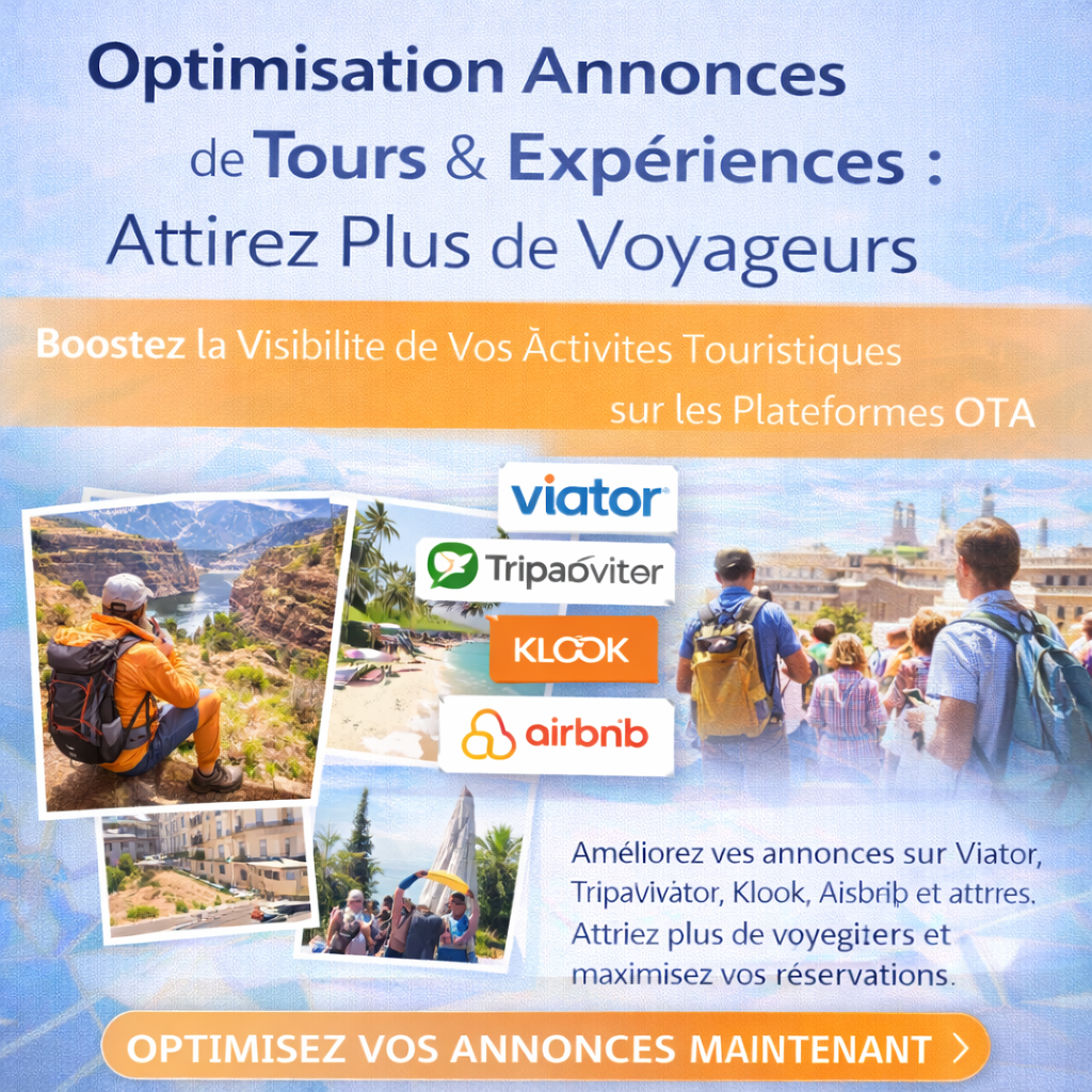 Boostez la Visibilité de Vos Activités Touristiques sur les Plateformes OTA