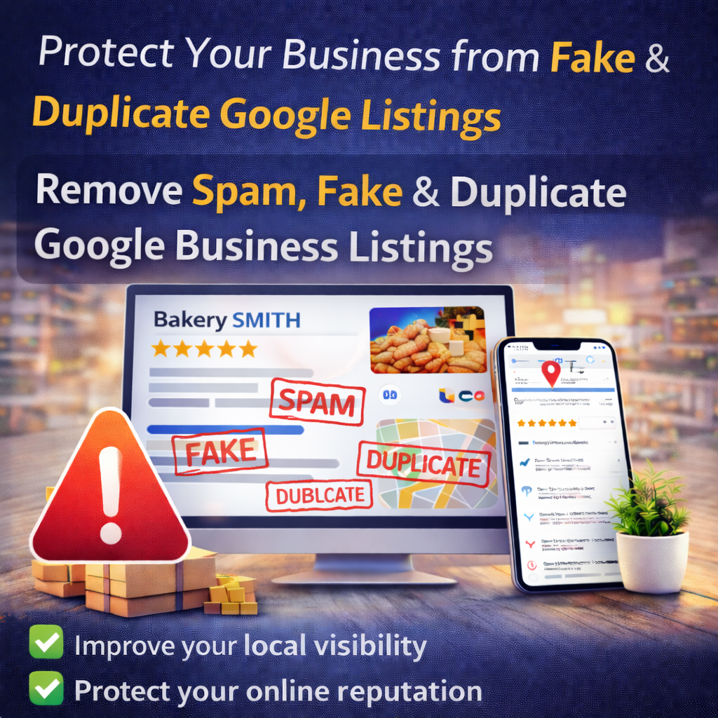 Remove Spam Fake & Duplicate Google Business Listings