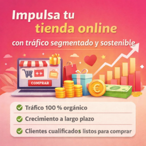 Impulsa tu tienda online con tráfico segmentado y sostenible