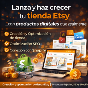 haz crecer tu tienda Etsy con productos digitales