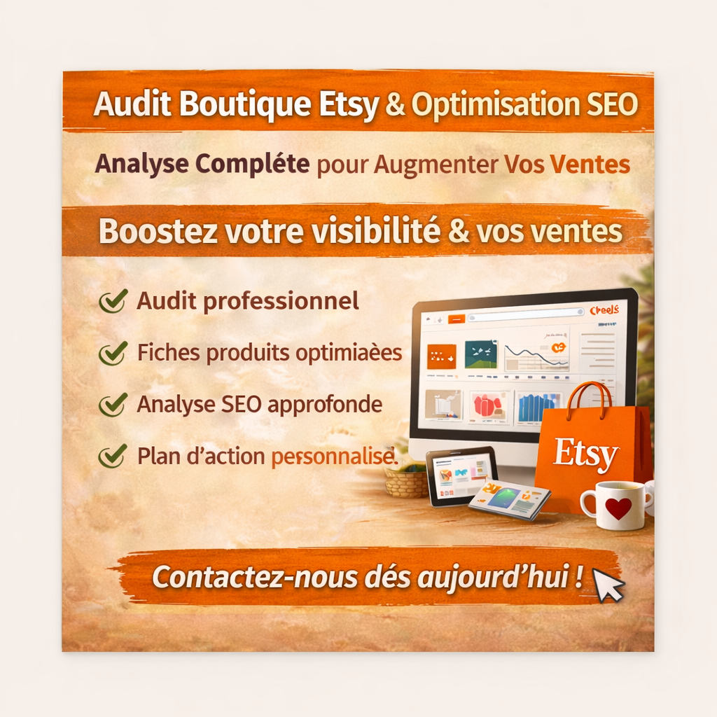 Audit Stratégique de Boutique Etsy
