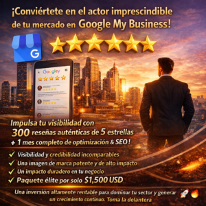 ¡Conviértete en el actor imprescindible de tu mercado en Google My Business!