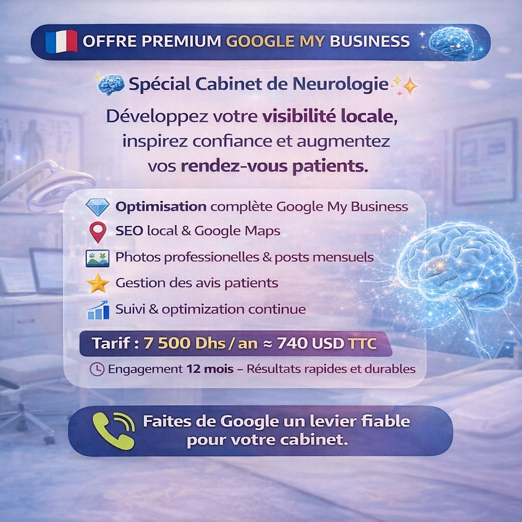 Spécial Cabinet de Neurologie**