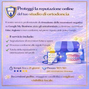 Proteggi la reputazione online del tuo studio di ortodonzia