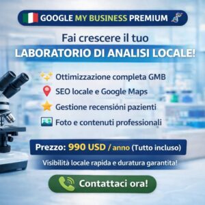 Aumenti la visibilità locale del suo laboratorio