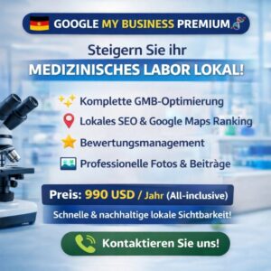 Steigern Sie die lokale Sichtbarkeit Ihres medizinischen Labors