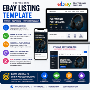 Boost Your eBay Sales with a Professional, Fully Optimized Listing Template