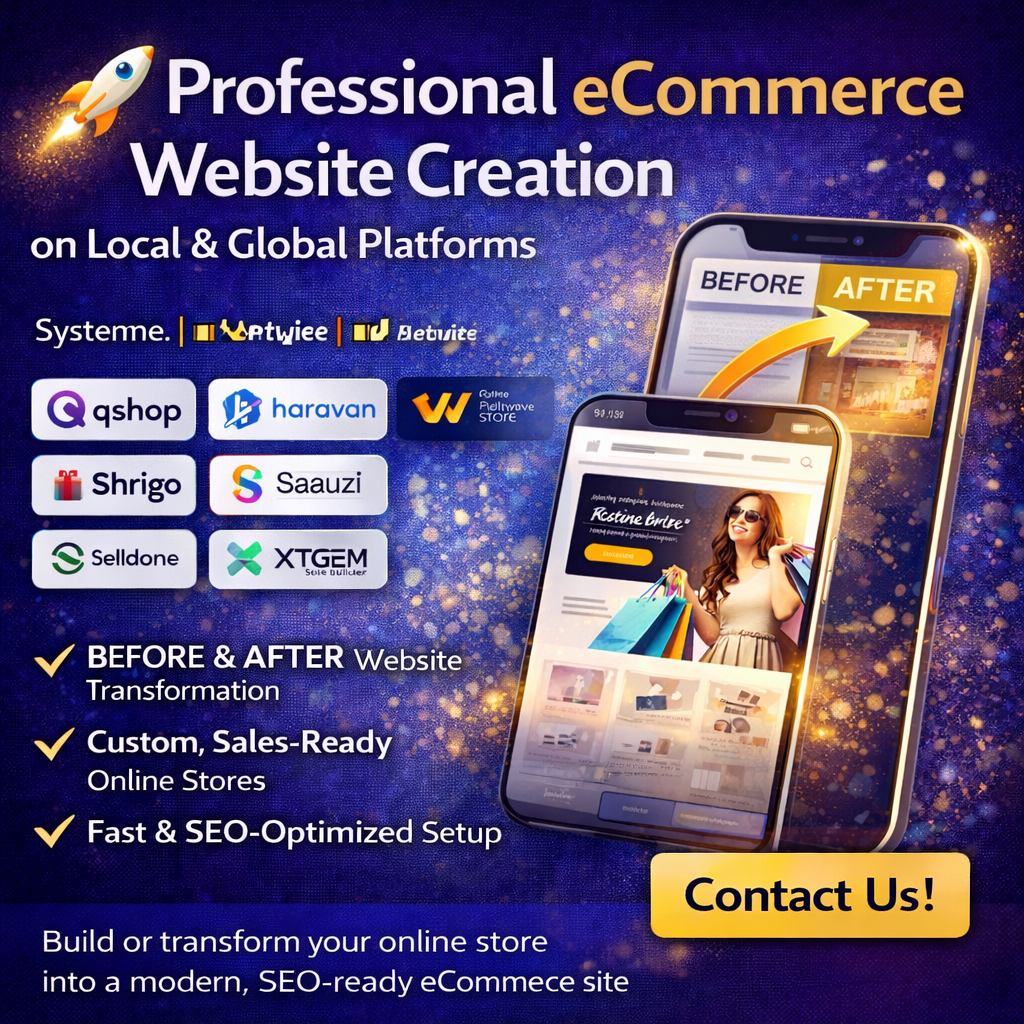 eCommerce Website Design & Redesign Expert