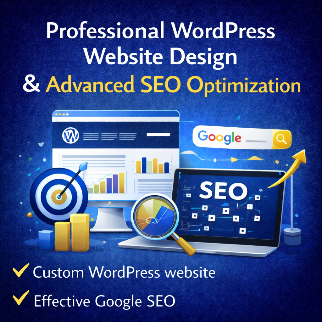 Custom WordPress Website with Powerful SEO to Rank on Google