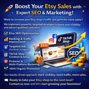 Boost Your Etsy Sales with Powerful SEO & Multi-Platform Marketing