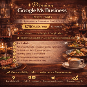 Premium Google My Business Offer – Restaurants