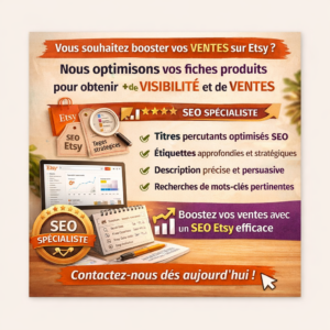 Boostez vos ventes Etsy avec des Titres SEO