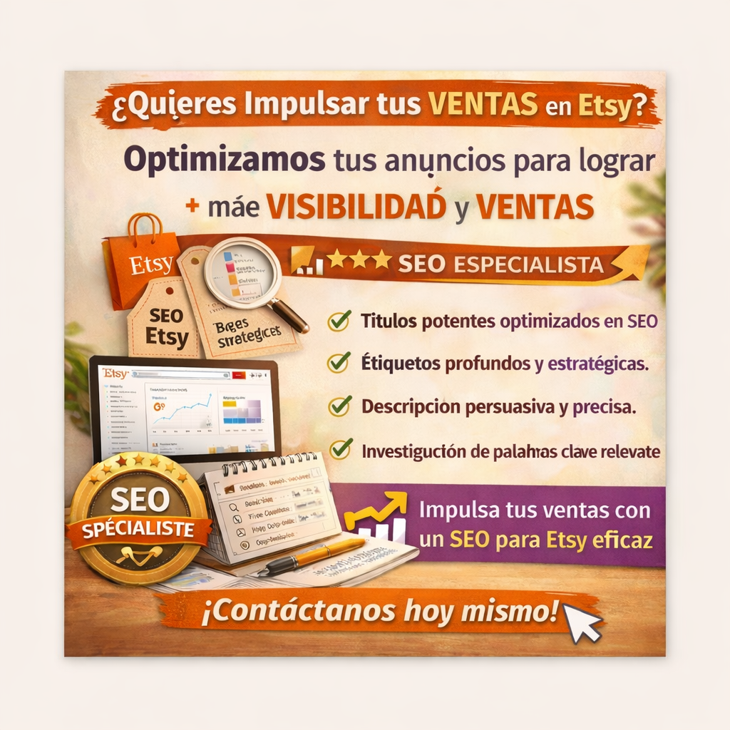 Aumenta tus Ventas en Etsy con Títulos SEO