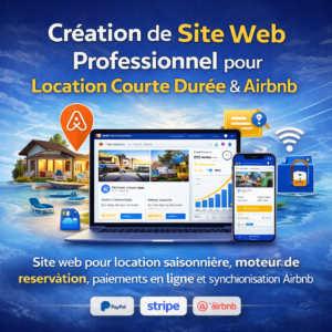 Site Web Airbnb avec Réservation Directe et Paiement en Ligne