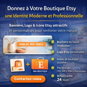 Identité Visuelle Professionnelle pour Boutique Etsy