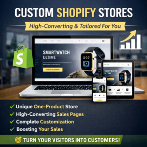 High-Converting Custom Ecommerce Stores