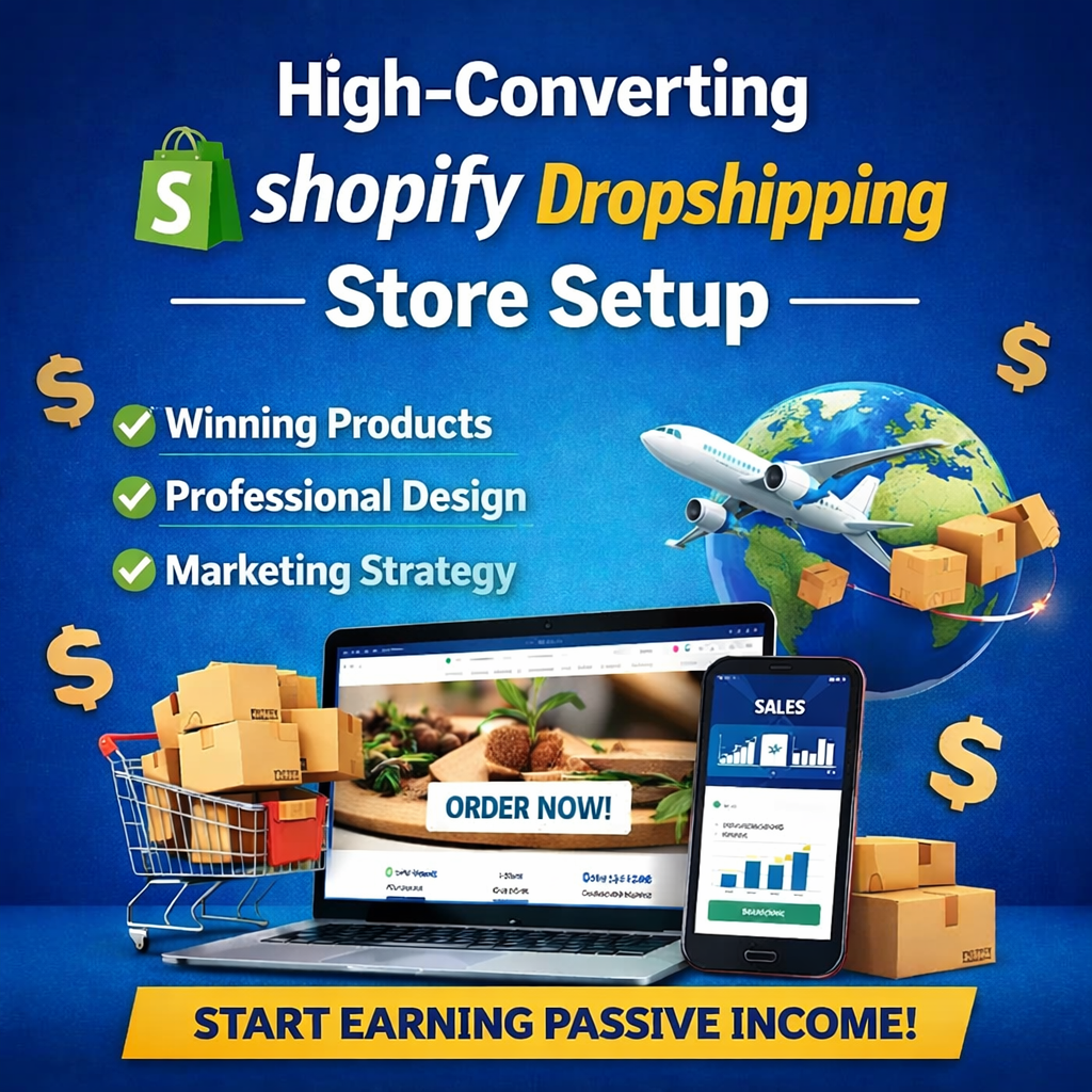 High-Converting Shopify Dropshipping Store