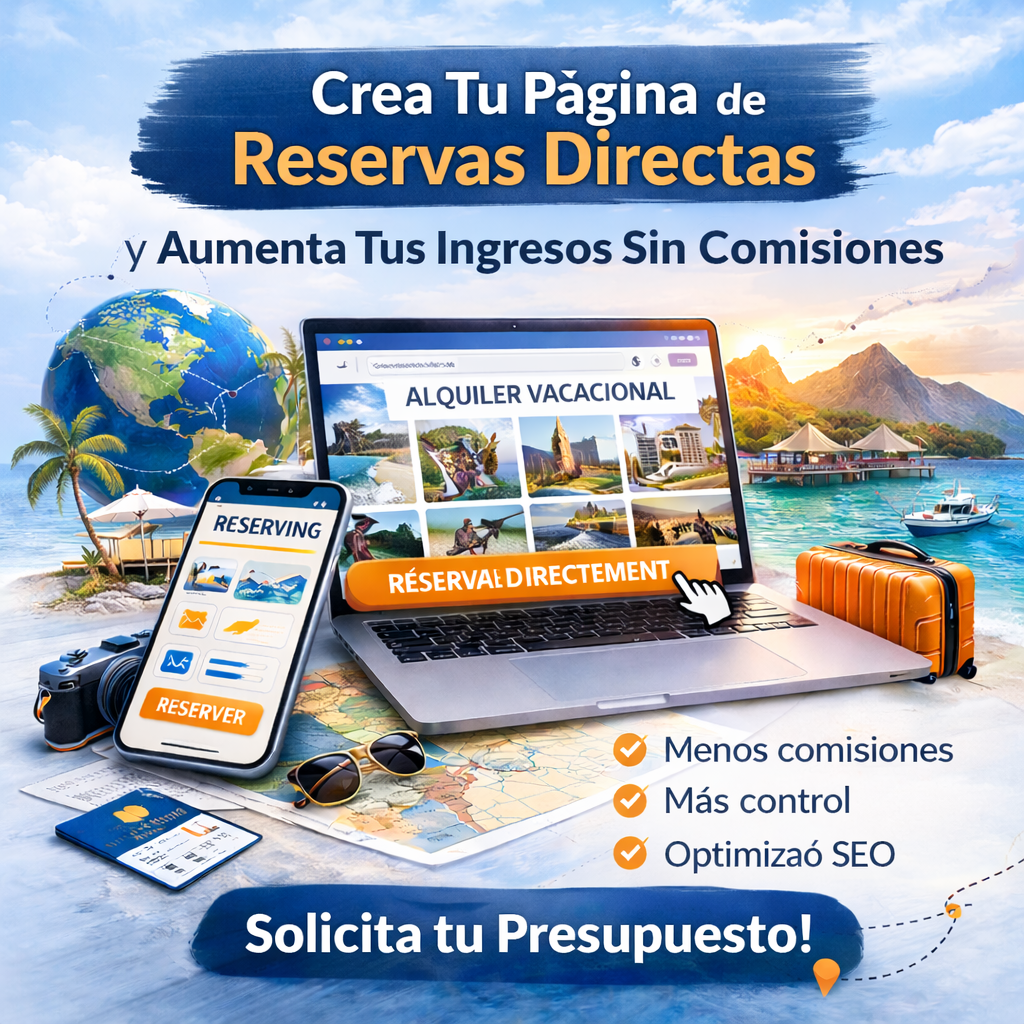 Crea Tu Página de Reservas Directas y Aumenta Tus Ingresos Sin Comisiones