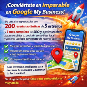 ¡Conviértete en imparable en Google My Business!