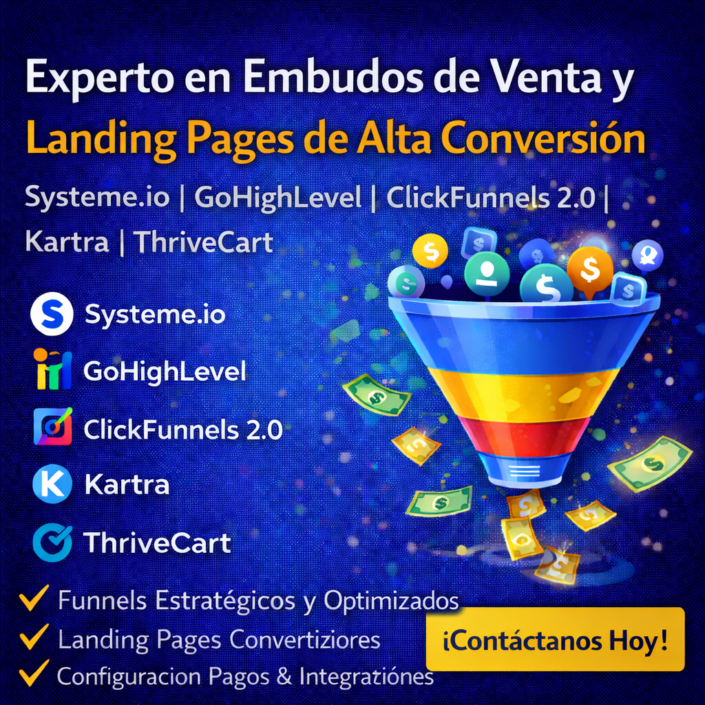 Creación Estratégica de Funnels para Multiplicar tus Ventas