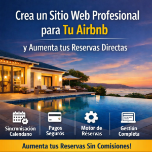 Aumenta tus reservas de Airbnb con una web profesional