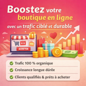 promotion digitale pour boutique en ligne