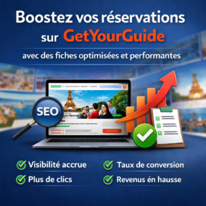 Boostez vos réservations sur GetYourGuide avec des fiches optimisées et performantes