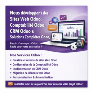 Création Site Web Odoo, Implémentation ERP, CRM et Odoo Accounting