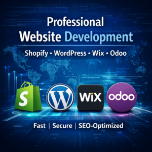 Professional Website Development | Shopify, WordPress, Wix & Odoo Experts