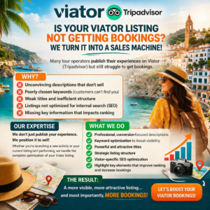 Get More Travelers With a Fully Optimized Viator Listing