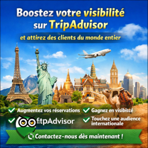 Boostez votre visibilité sur TripAdvisor et attirez des clients du monde entierBoostez votre visibilité sur TripAdvisor et attirez des clients du monde entier