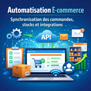 Synchronisation des commandes, stocks et intégrations pour votre boutique en ligne