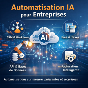 Automatisation IA pour entreprises : CRM, Paie, Taxes et Processus métier