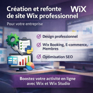 Création et refonte de site Wix professionnel pour votre entreprise