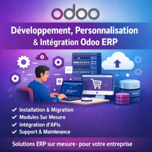 Expert Odoo ERP : Développement, Personnalisation et Intégration sur Mesure