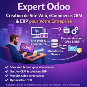 Expert Odoo : Création de Site Web, eCommerce, CRM & ERP pour Votre Entreprise
