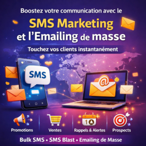 Boostez votre communication avec le SMS Marketing et l’Emailing de masse