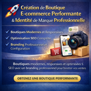 Création de Boutique E-commerce Performante Identité de Marque Professionnelle