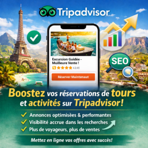 Boostez vos réservations de tours et activités sur Tripadvisor