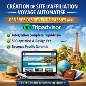 Création de Site d’Affiliation Voyage Automatisé