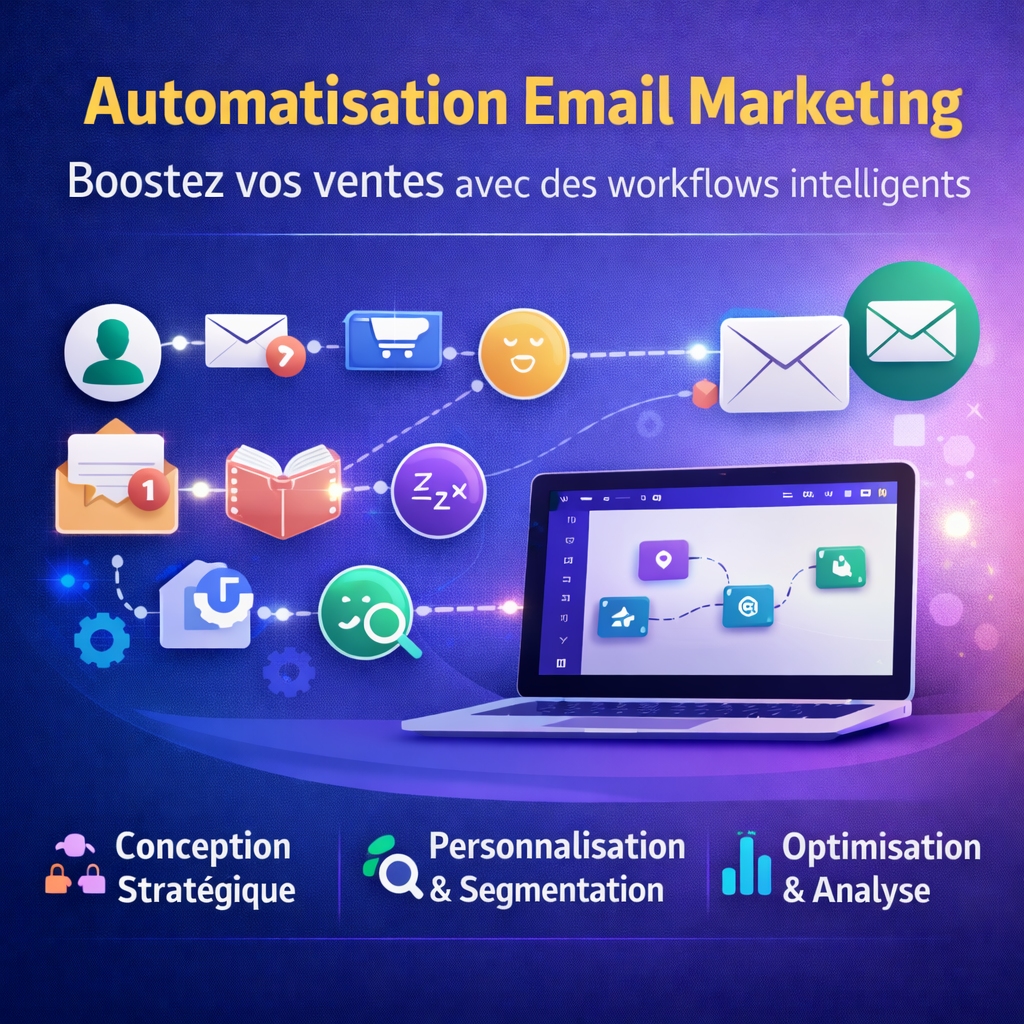 Workflows Email Marketing sur mesure pour générer plus de ventes