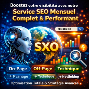 Boostez votre visibilité avec notre Service SEO Mensuel Complet Performant