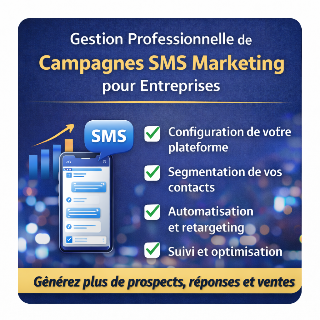 Gestion Professionnelle de Campagnes SMS Marketing pour Entreprises
